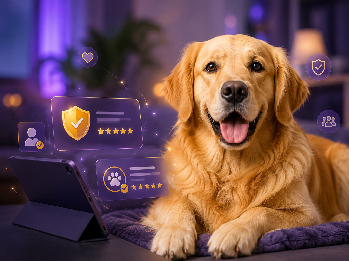 Trust and verification pet scene